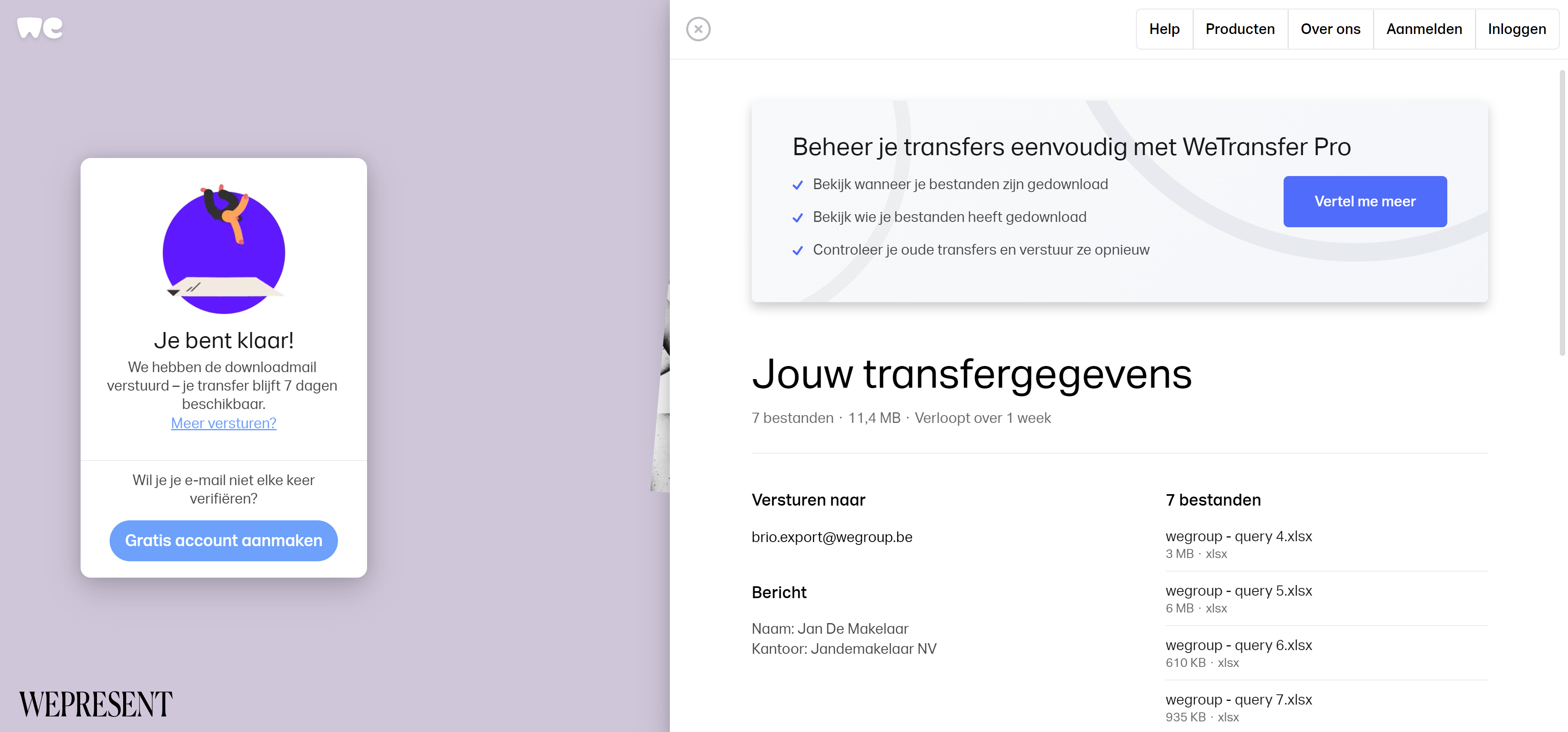 VERSTUUR MET WETRANSFER visual data 2